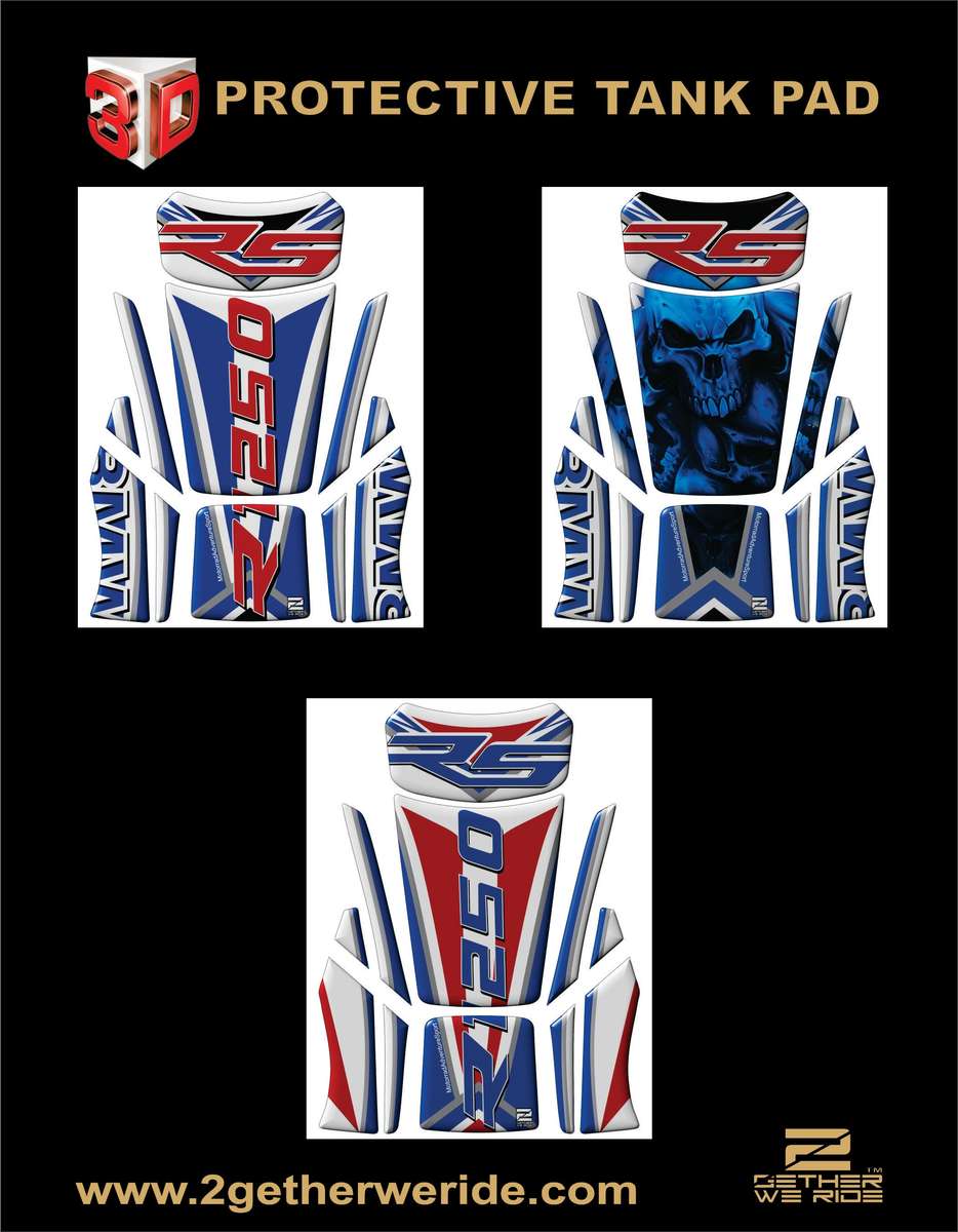 BMW  R 1250 RS Tank Pads  | BMW Motor Cycle Tank Protector