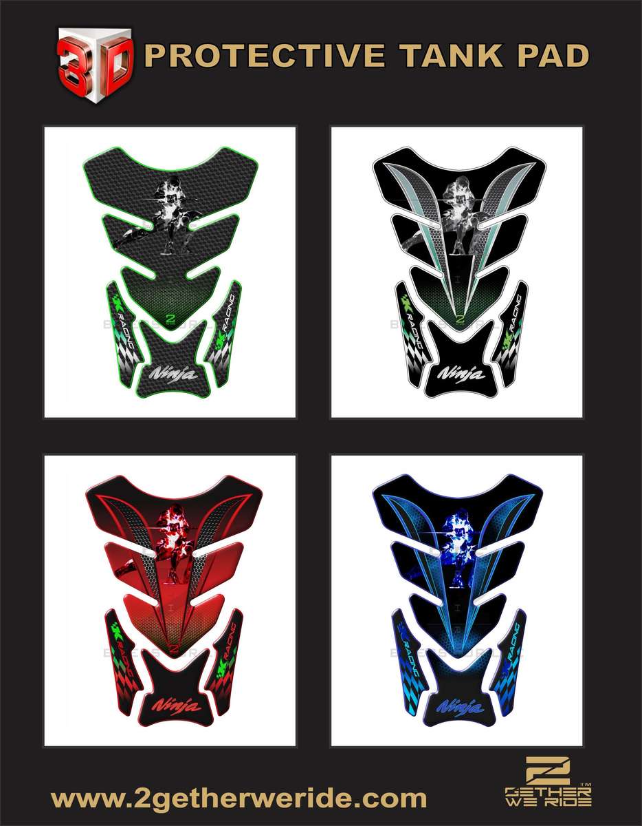Kawasaki Ninja Tank Pad | Kawasaki Motorcycle Tank Protector