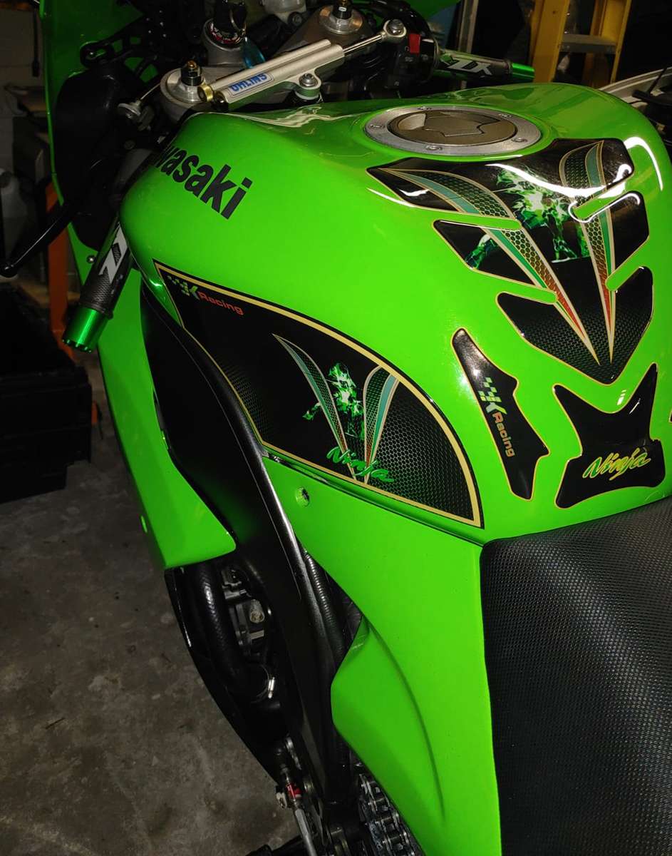Kawasaki Ninja Tank Pad | Kawasaki Motorcycle Tank Protector
