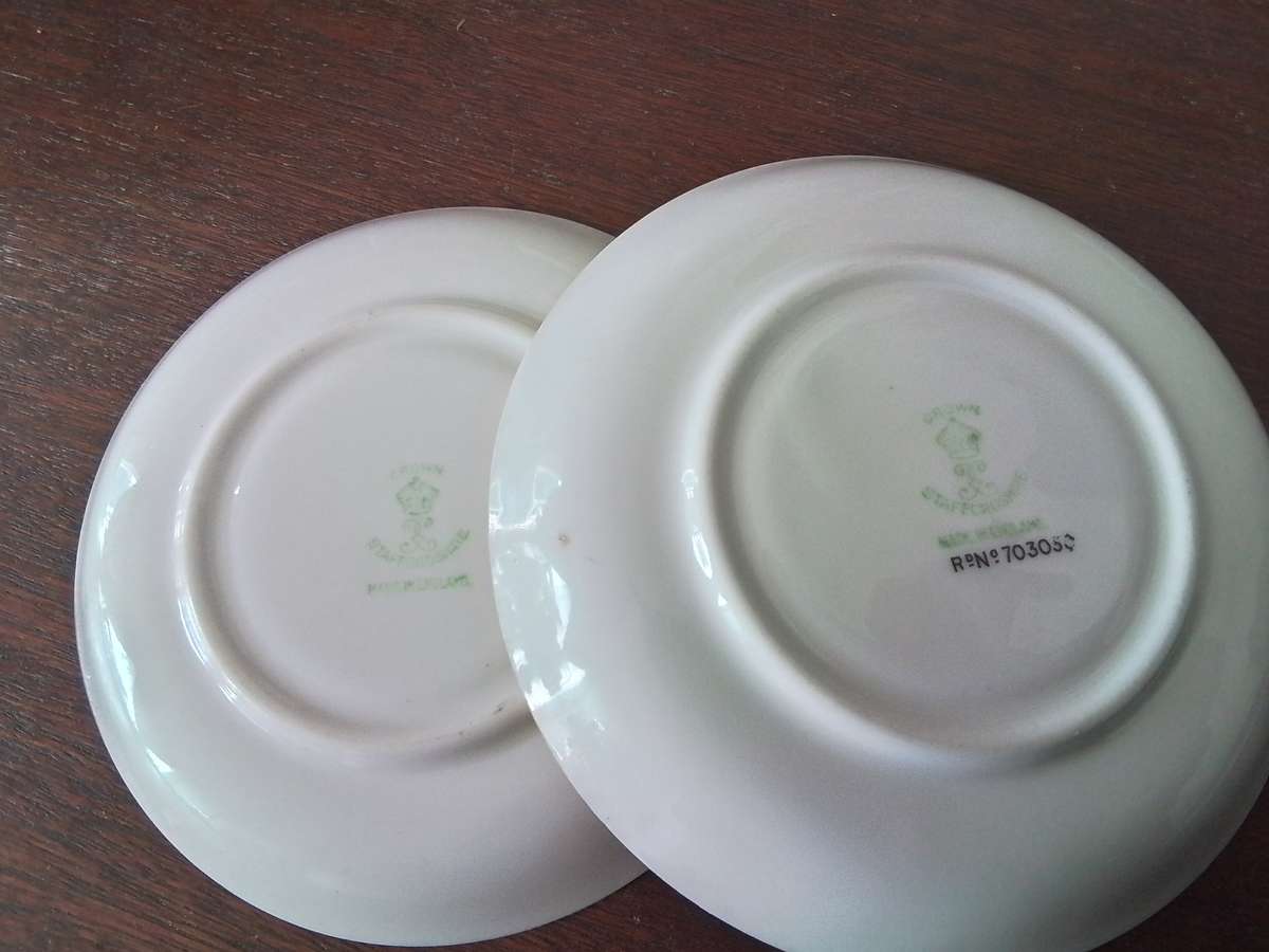 Crown Staffordshire 12cm Plates