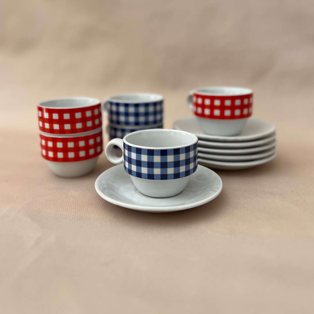 Set of 6 Boardmans Espresso Cups and Saucers
