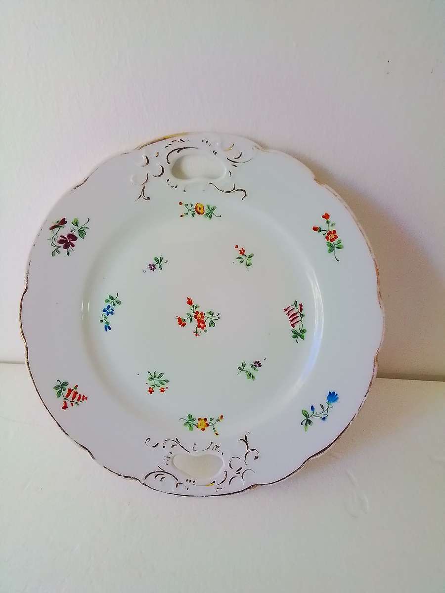 Beautiful Vintage Porcelain Cake Plate