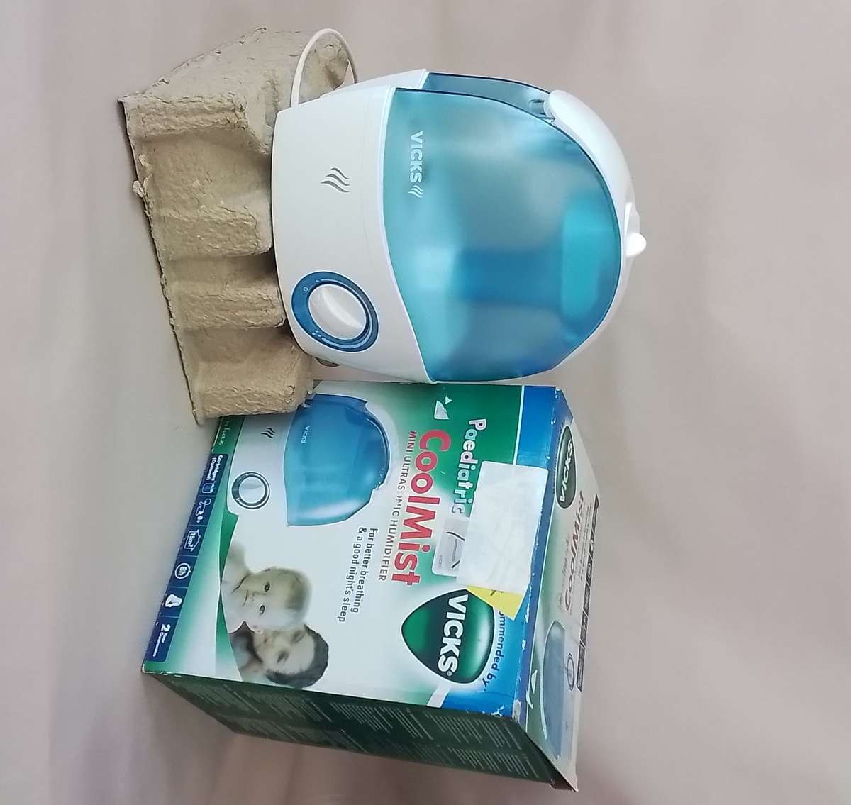 Vicks Cool Mist Ultrasonic Humidifier - New