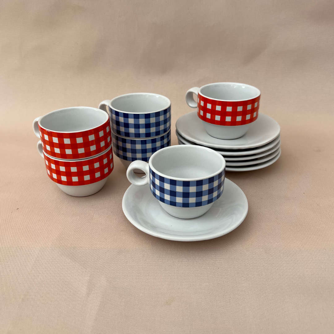 Set of 6 Boardmans Espresso Cups and Saucers