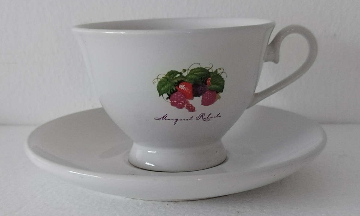 Margaret Roberts Cup & Saucer Set