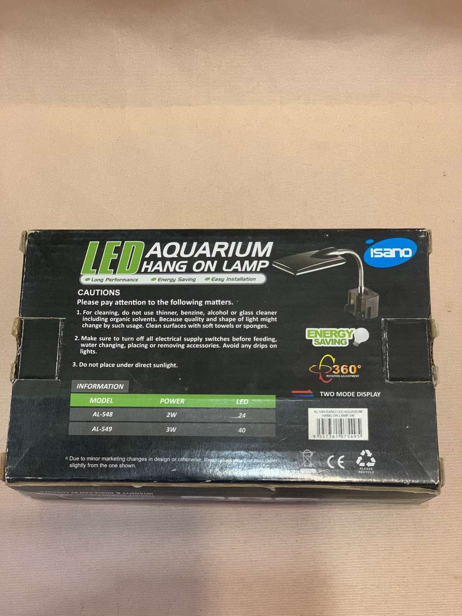 LED Aquarium Hang On Lamp AL-549 ( NEW ITEM)