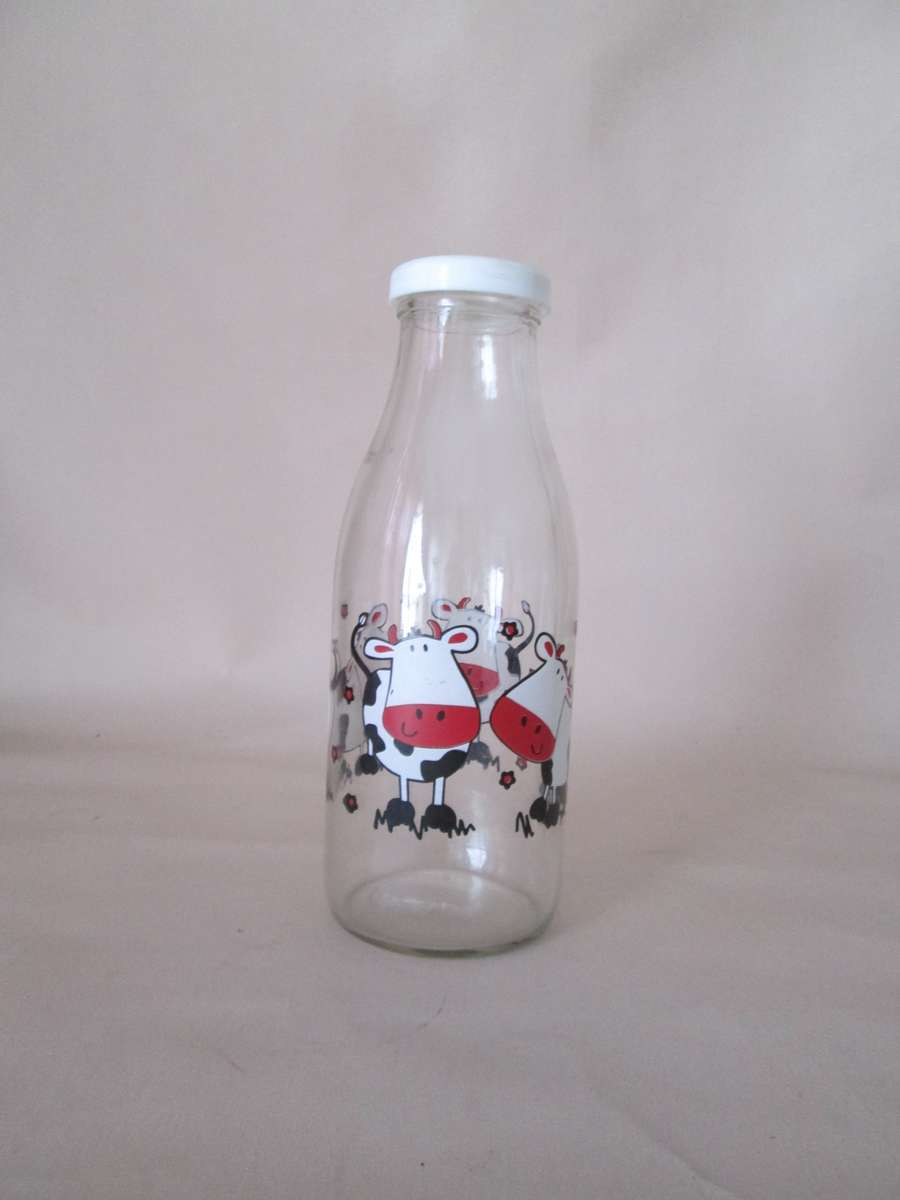 1Lt Glass Milk Bottles