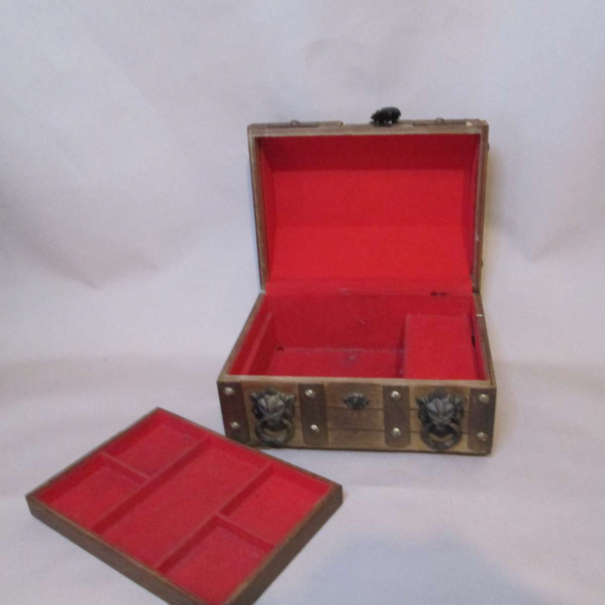 Wooden Musical Jewel Treasure Chest