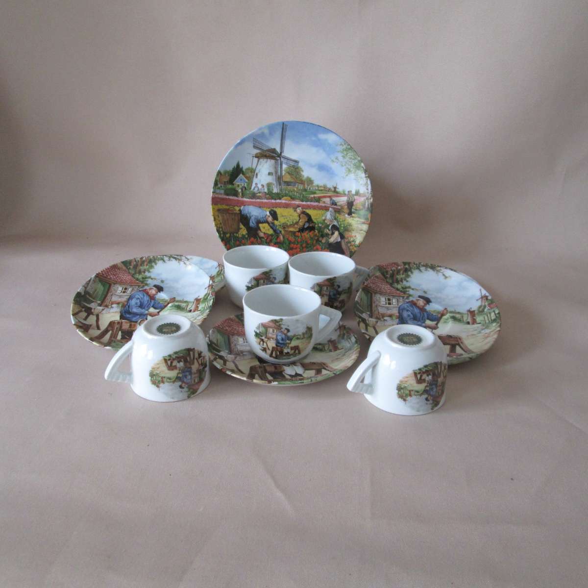 Hand Decorated Royal Schwabap Tea Set