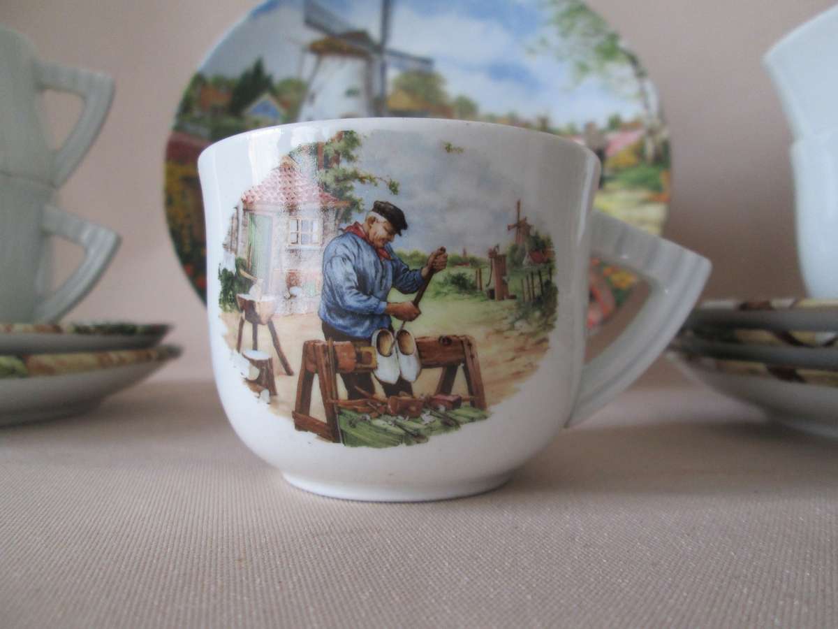 Hand Decorated Royal Schwabap Tea Set