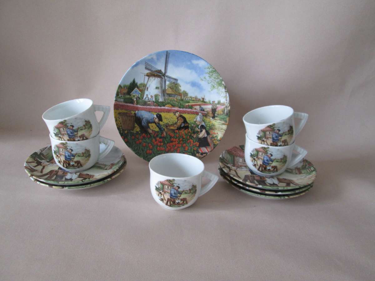 Hand Decorated Royal Schwabap Tea Set