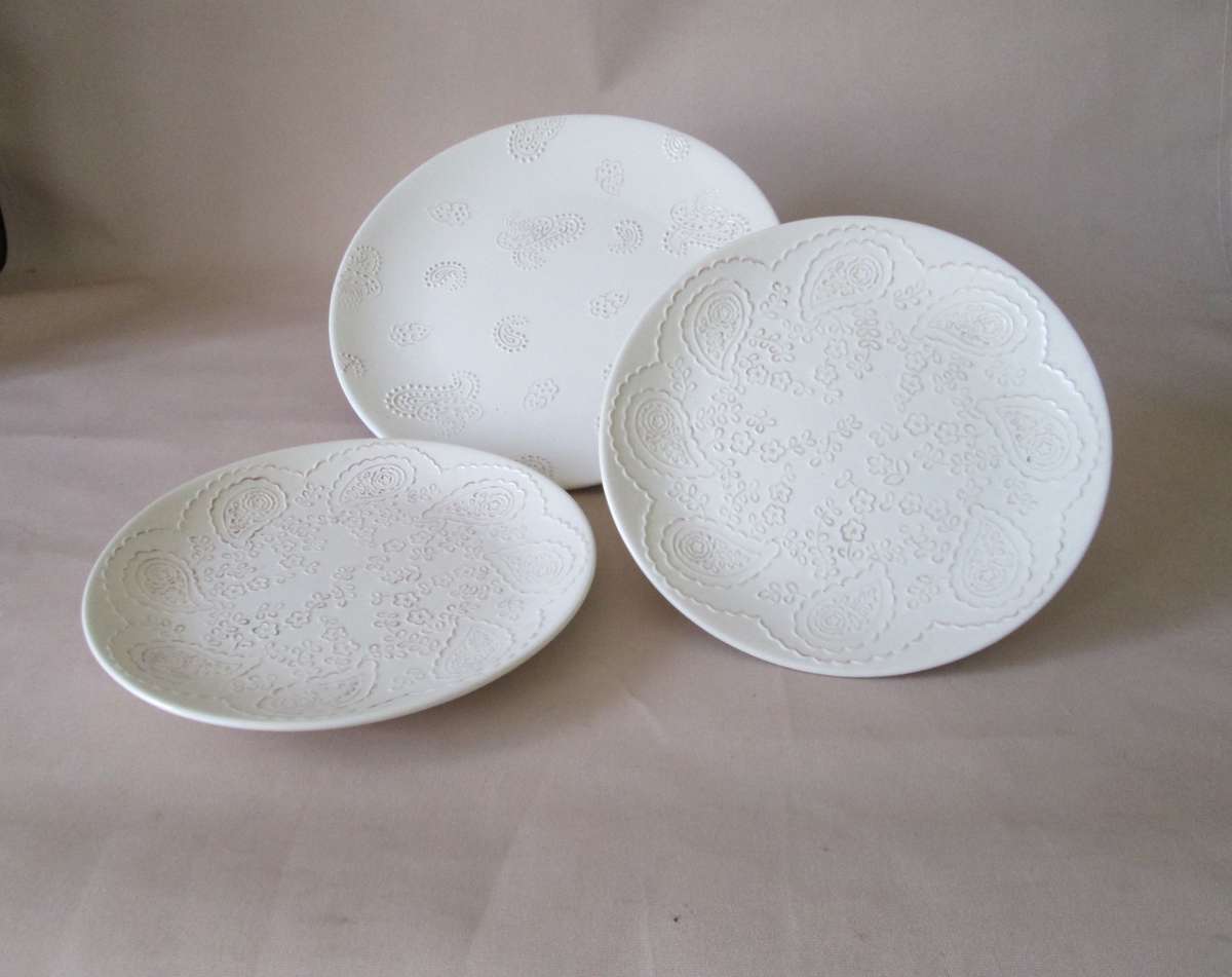 Japanese Style Tea Set with Serving Plates