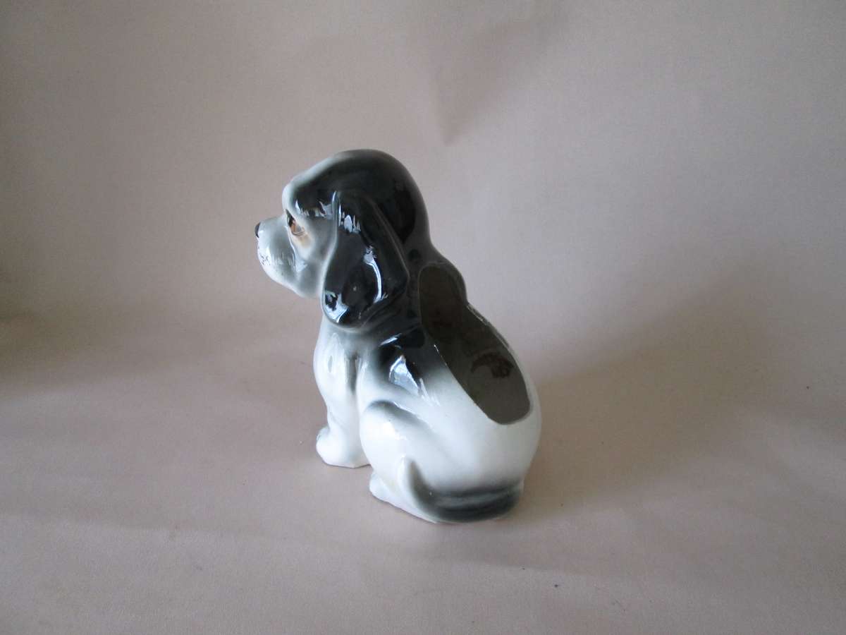 Ceramic Open Back Doggy Ornament / Planter