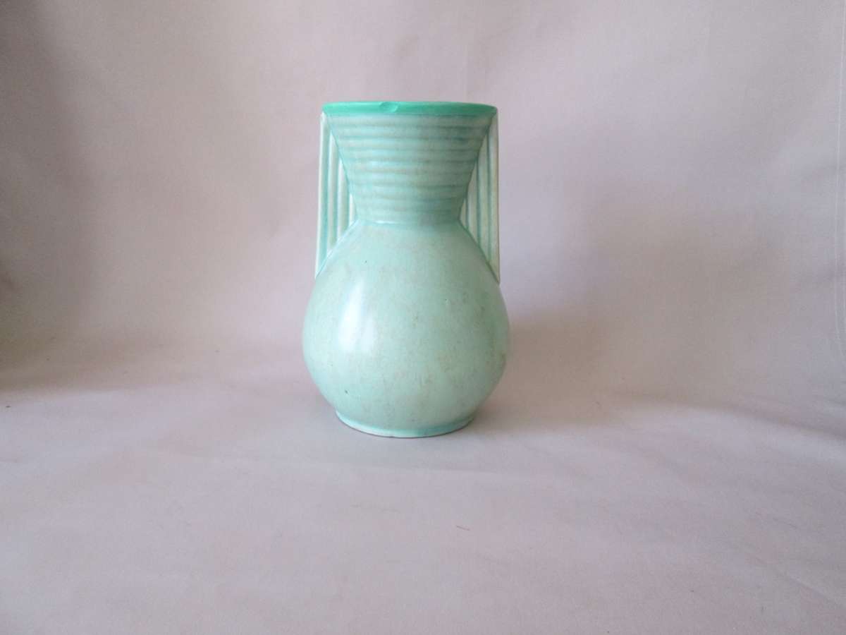 Abbey Green Ceramic Vase / Decanter