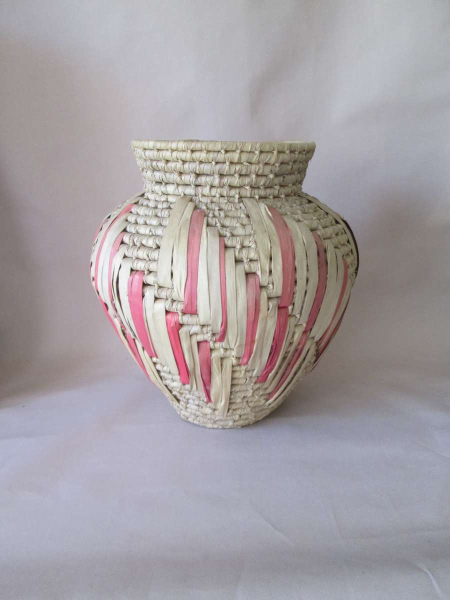 Hand Woven Wicker Flower Basket