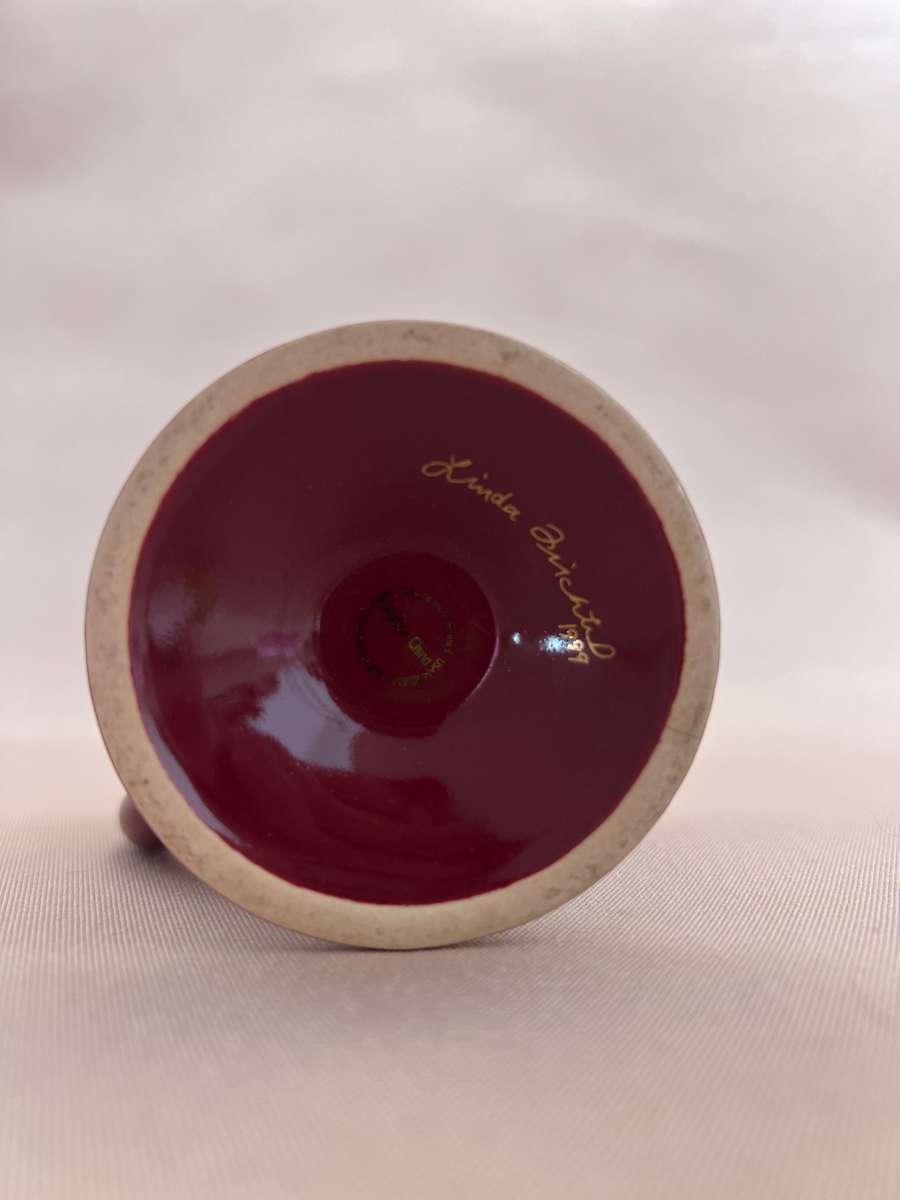 Set of 3 Red Frangelico Liqueur Music Espresso Cups