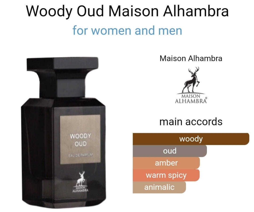 Woody Oud Maison Alhambra EDP 80ml