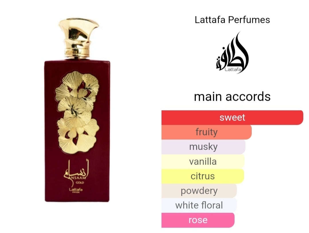 Ansaam Gold Lattafa Perfumes 100 ml