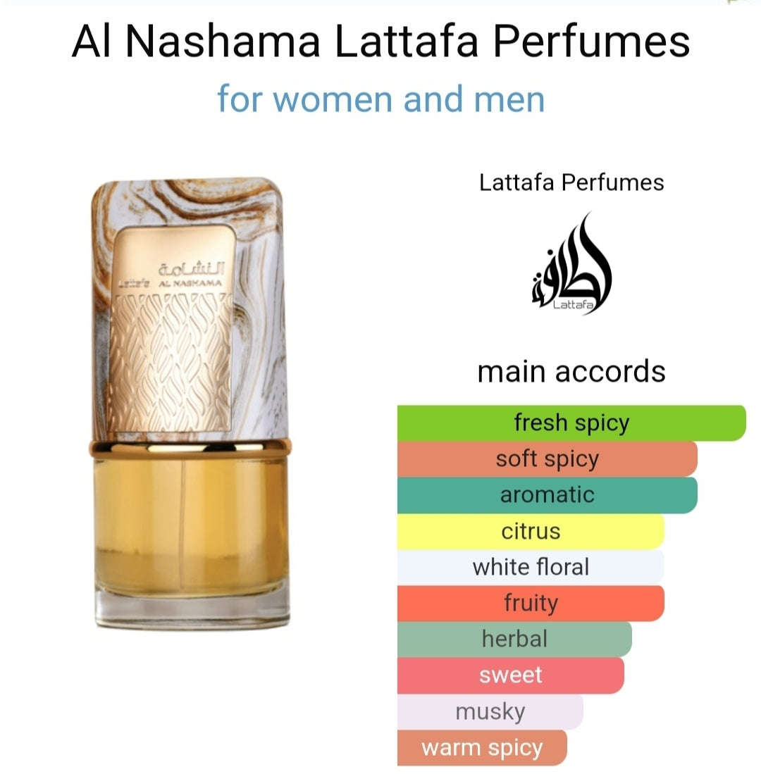 Al Nashama Lattafa Perfumes 100ml