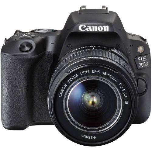 Canon EOS 200D DSLR Camera with EF-S 18-55mm f/3.5-5.6 III - USED