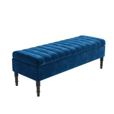 Safi Panel Top Ottoman Storage Bench