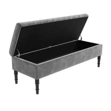 Safi Panel Top Ottoman Storage Bench