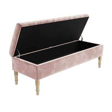 Safi Panel Top Ottoman Storage Bench