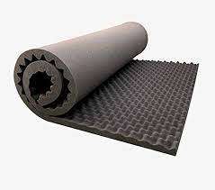 Convoluted Mattress Topper- Grey