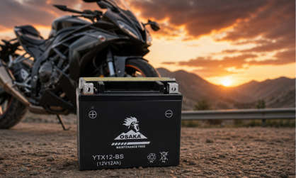 YTX12-BS 12V 12AH Osaka Motorcycle Battery