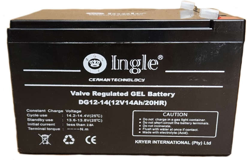 12V 14AH Gel Battery 12V14AH/20HR - Ingle Germany Technology