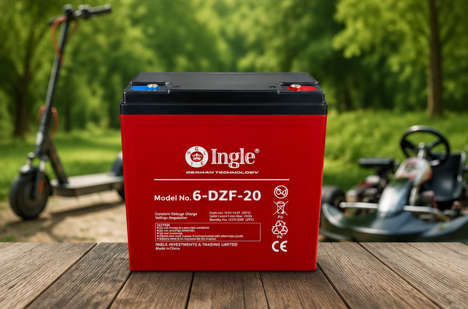 Ingle 6-DZF-20 12V VRLA Battery  Electric Scooter & Go Kart Battery