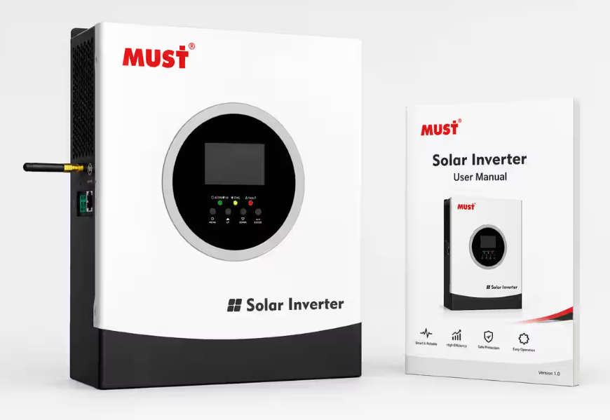 MUST 4KW 24V INVERTER 100A MPPT INCL WIFI