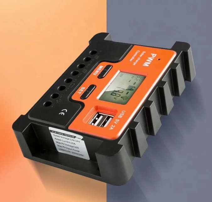 20A PWM 12/24V (Auto) Solar Charge Controller - AOITS (Double Solar Panel Input)