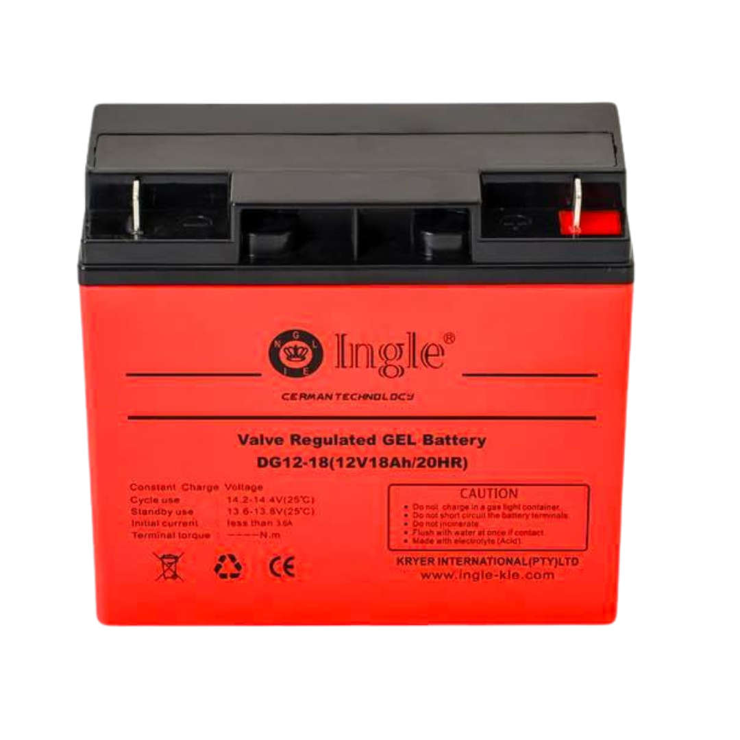 4 x 12V 18Ah Gel Battery - Ingle