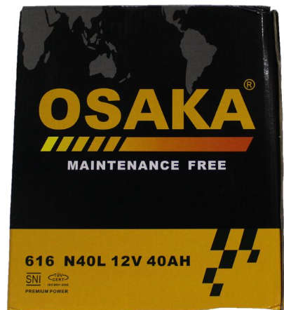 616 N40L 12V40AH Osaka Car Battery