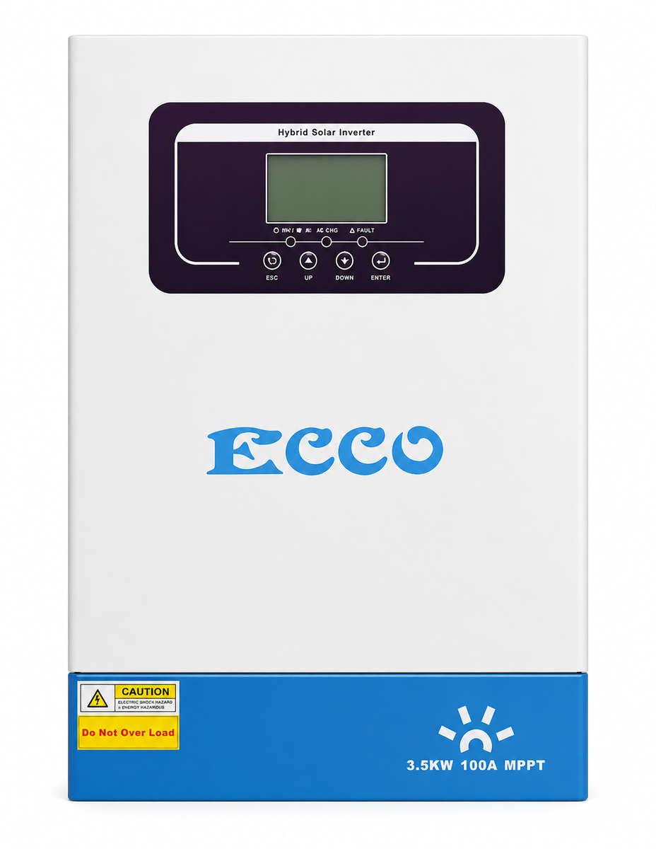 3KVA 3500W 24V 100A MPPT Hybrid Solar Inverter - ECCO