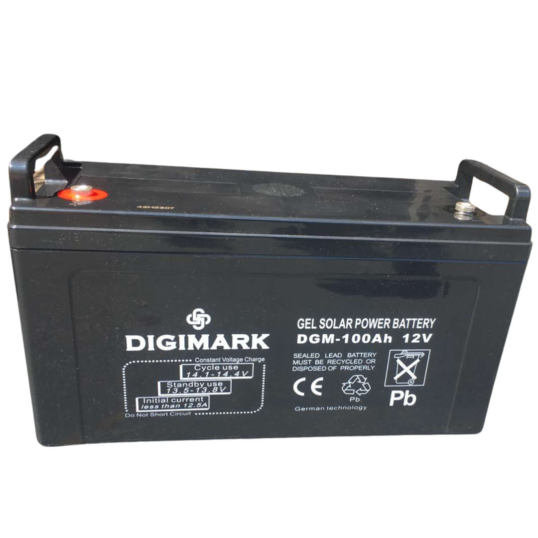 12V 100AH Deep cycle Gel Battery Digimark