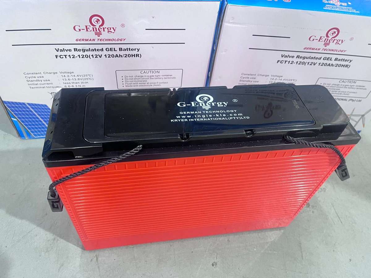 12V 120ah GEL Battery - G-Energy (Slimline)