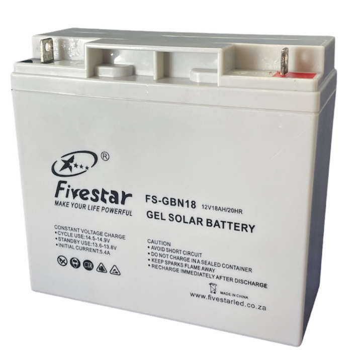 12V 18AH/20HR Gel Battery Fivestar