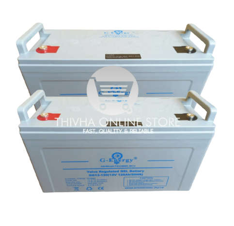 2 x 12V 120ah GEL Battery - G-Energy (2PCS -24V)