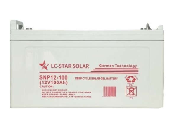 LC Solar 12V 100ah Deep Cycle Gel Battery