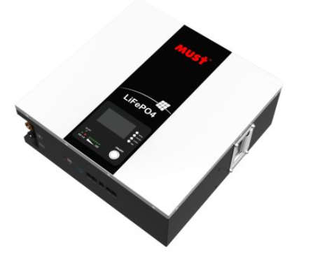 Must 5.12kWh Lithium LiFePO4 Battery (51.2V - 100Ah) LP16-48100