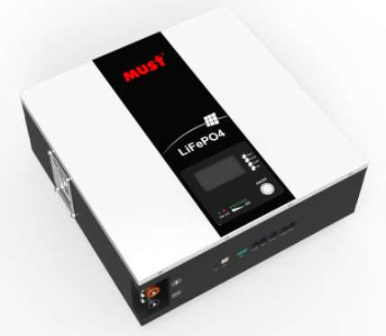 Must 5.12kWh Lithium LiFePO4 Battery (51.2V - 100Ah) LP16-48100