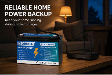 12.8v 100ah 1.28Kwh OMEGA Lithium Battery
