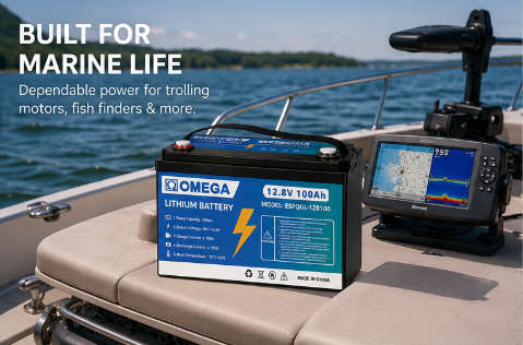 12.8v 100ah 1.28Kwh OMEGA Lithium Battery