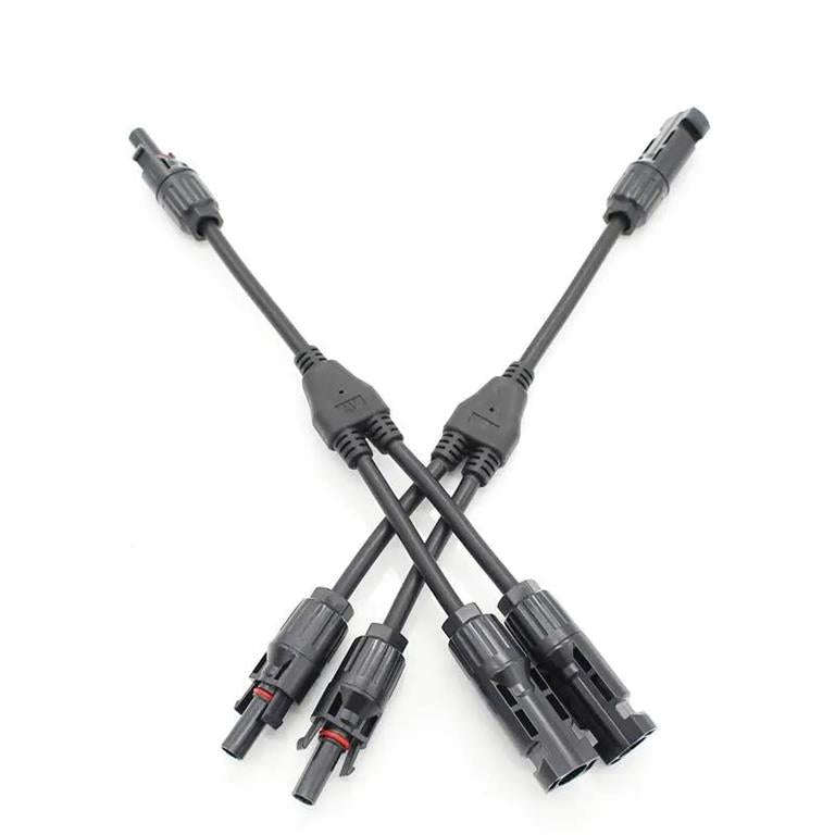 MC4 Y Connector 2 Way To 1 Way Solar Panel Combiner Cable Set