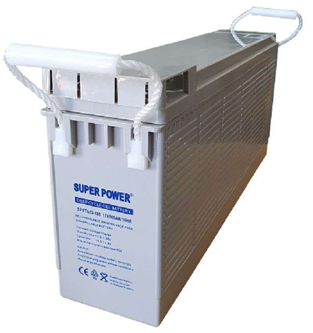 12V 105AH Solar Gel Battery Slimline - Supper Power