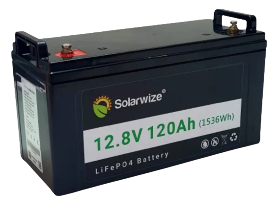 Solarwize LiFePO4 Lithium Battery 12V  120AH