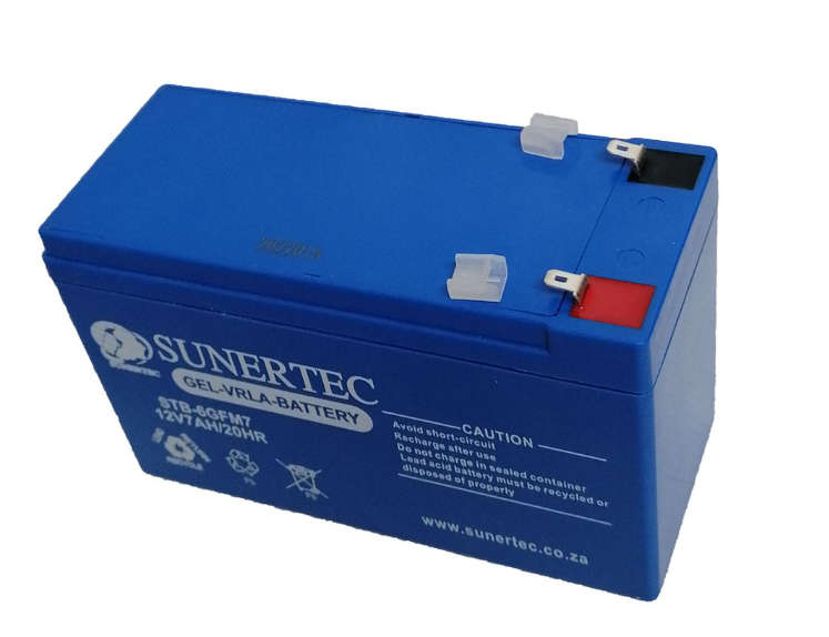 12V 7AH Gel Battery 12V 7AH Gel Battery - Sunertec