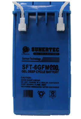 12V 200AH Gel Battery Slimline - Sunertec